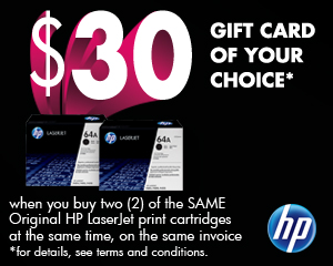 $30 Laser Jet Print cartridges